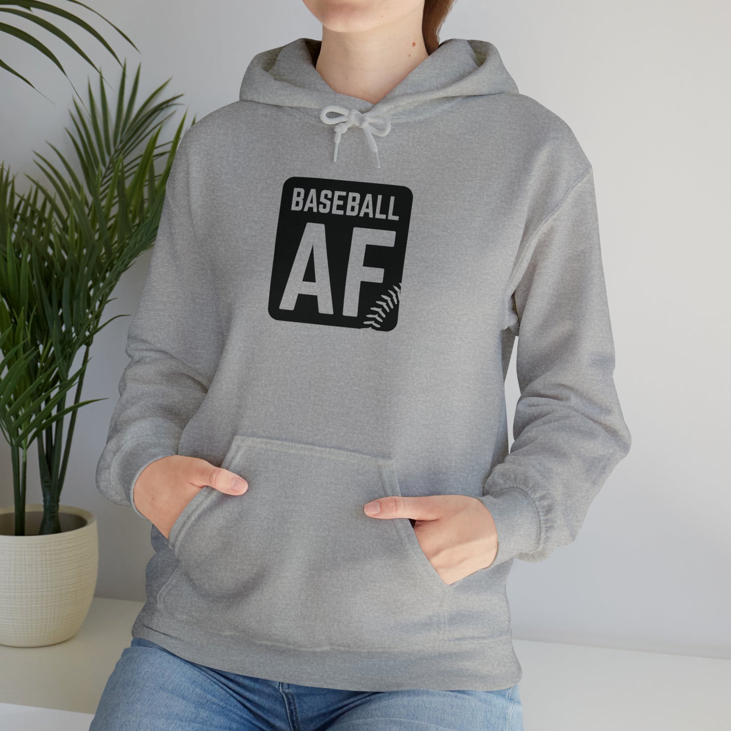 Baseball AF (stacked) : : Hoodie