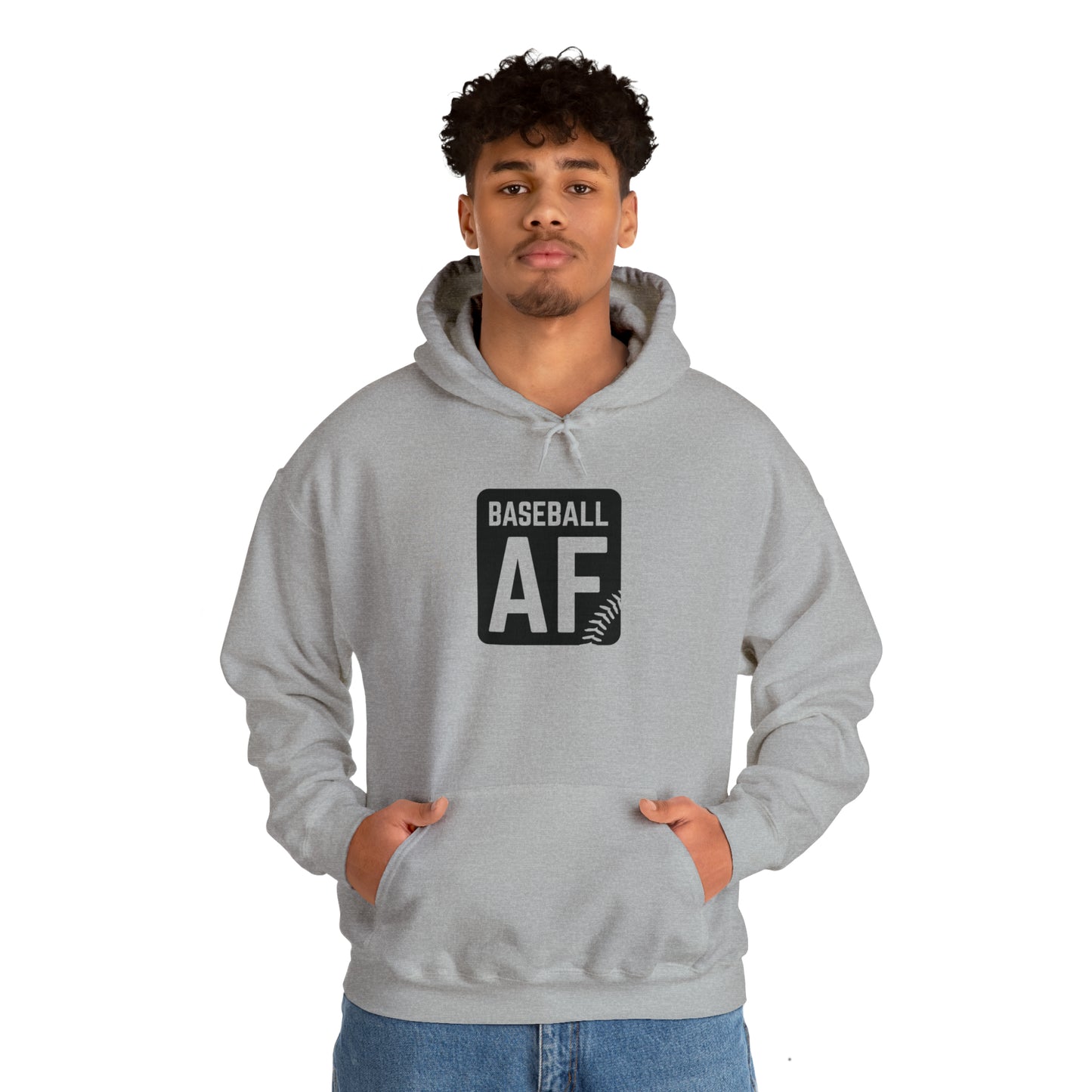 Baseball AF (stacked) : : Hoodie