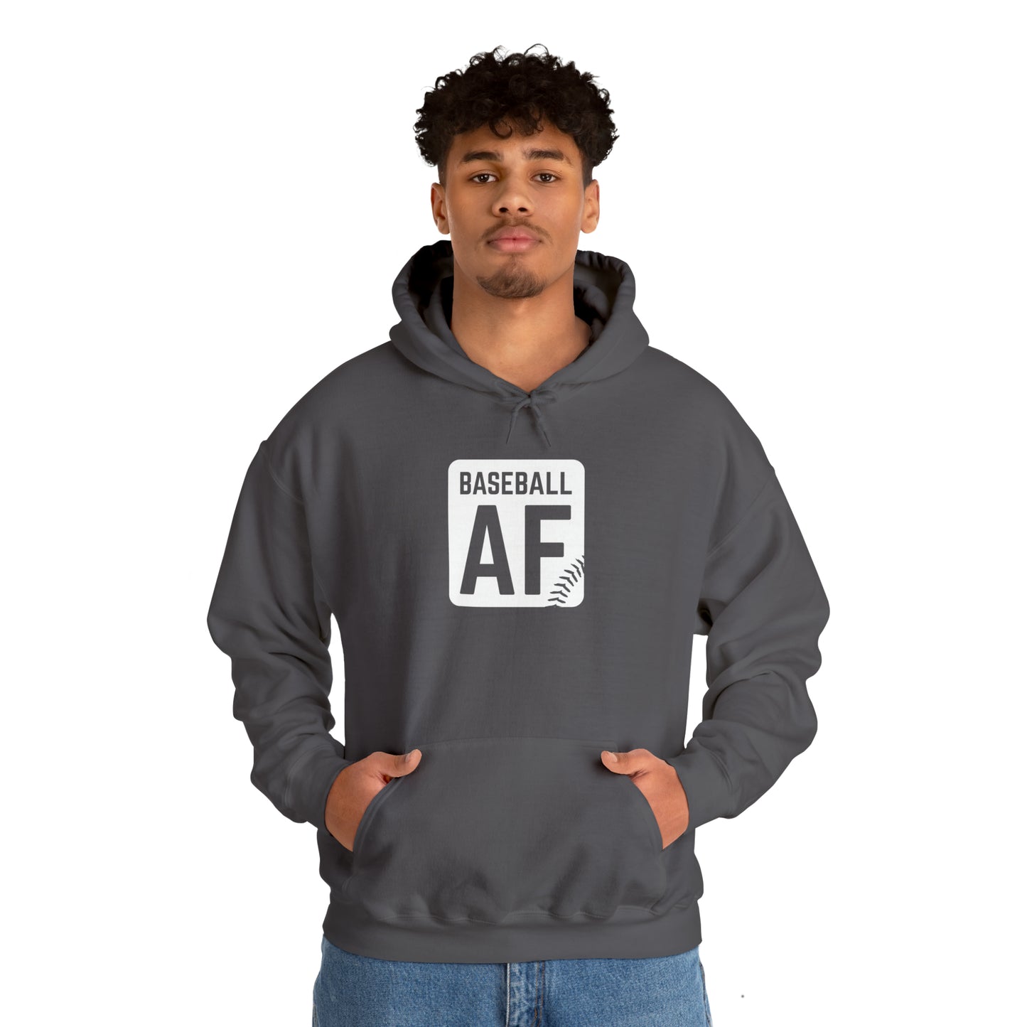 Baseball AF (stacked) : : Hoodie