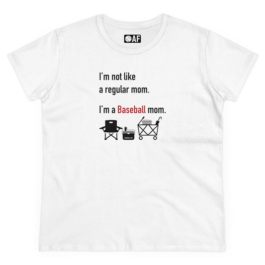 Regular Mom? Baseball Mom. : : Women's Tee