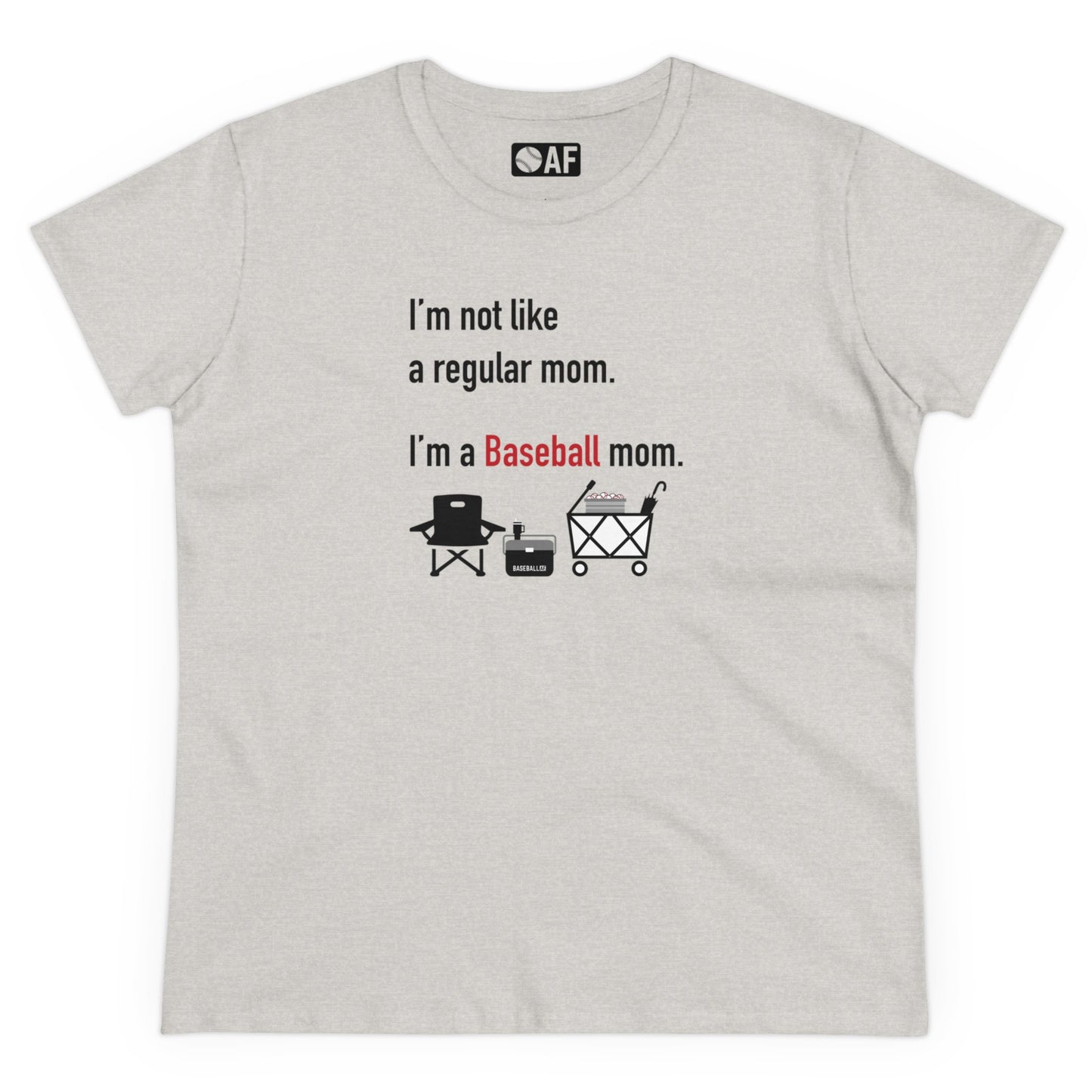 Regular Mom? Baseball Mom. : : Women's Tee